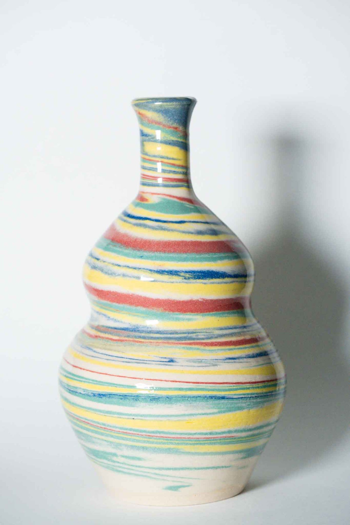Multicolored Marble Vase