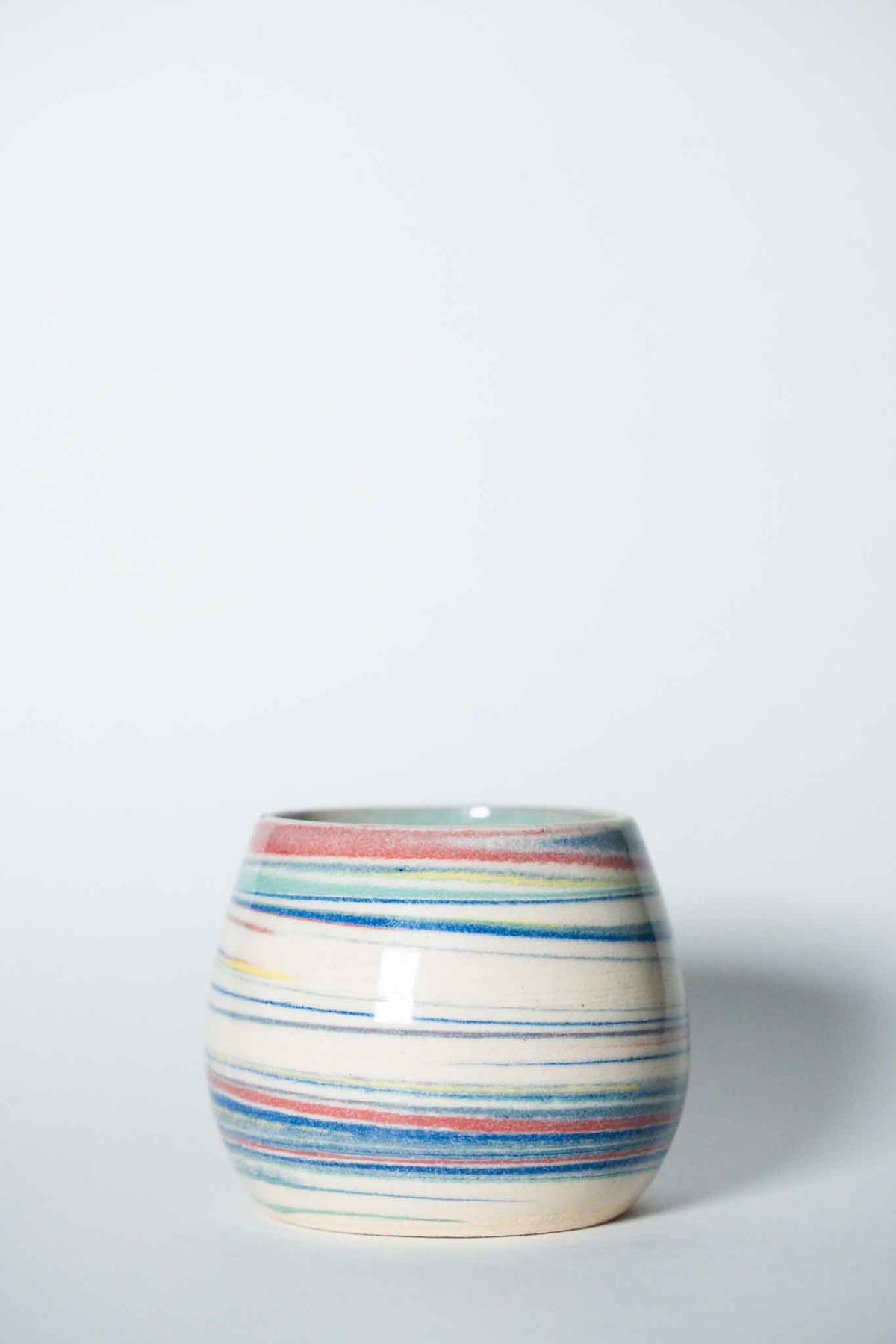 Multicolored Marble Wine Cup