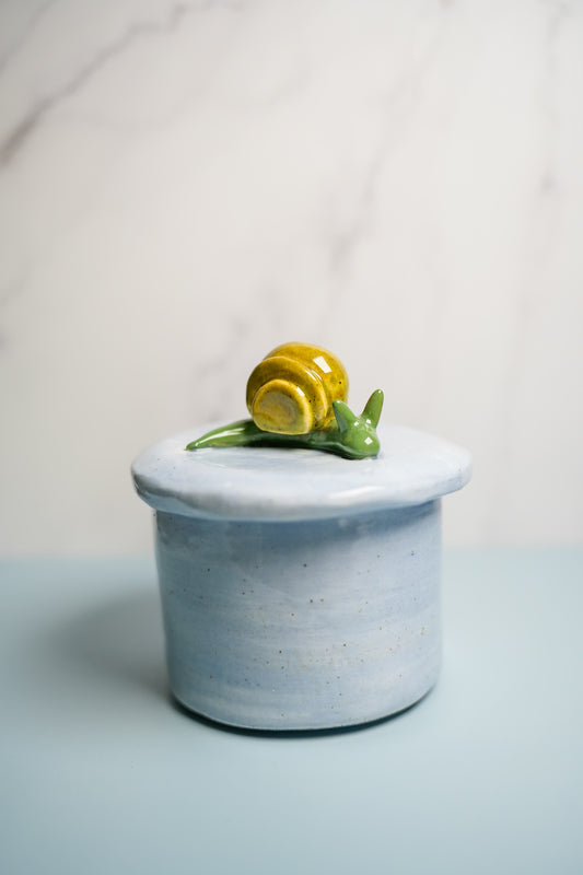 Snail Jar with Lid