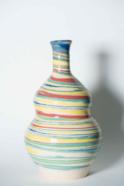 Multicolored Marble Vase