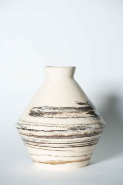 Marble Angular Vase