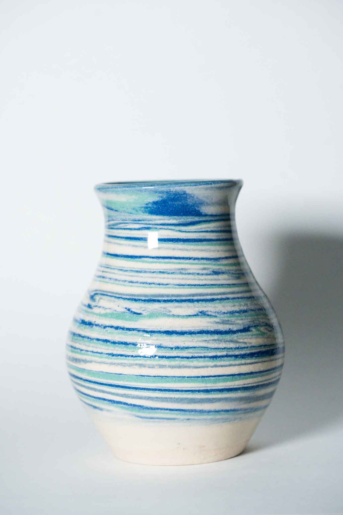 Multicolored Marble Vase