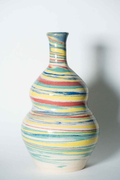 Multicolored Marble Vase