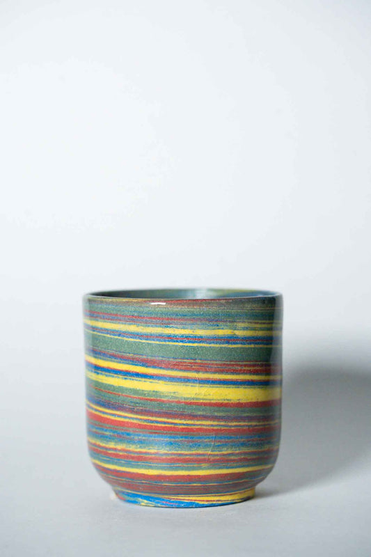 Multicolored Marble Cup