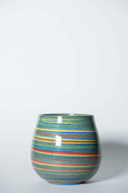 Multicolored Marble Wine Cup