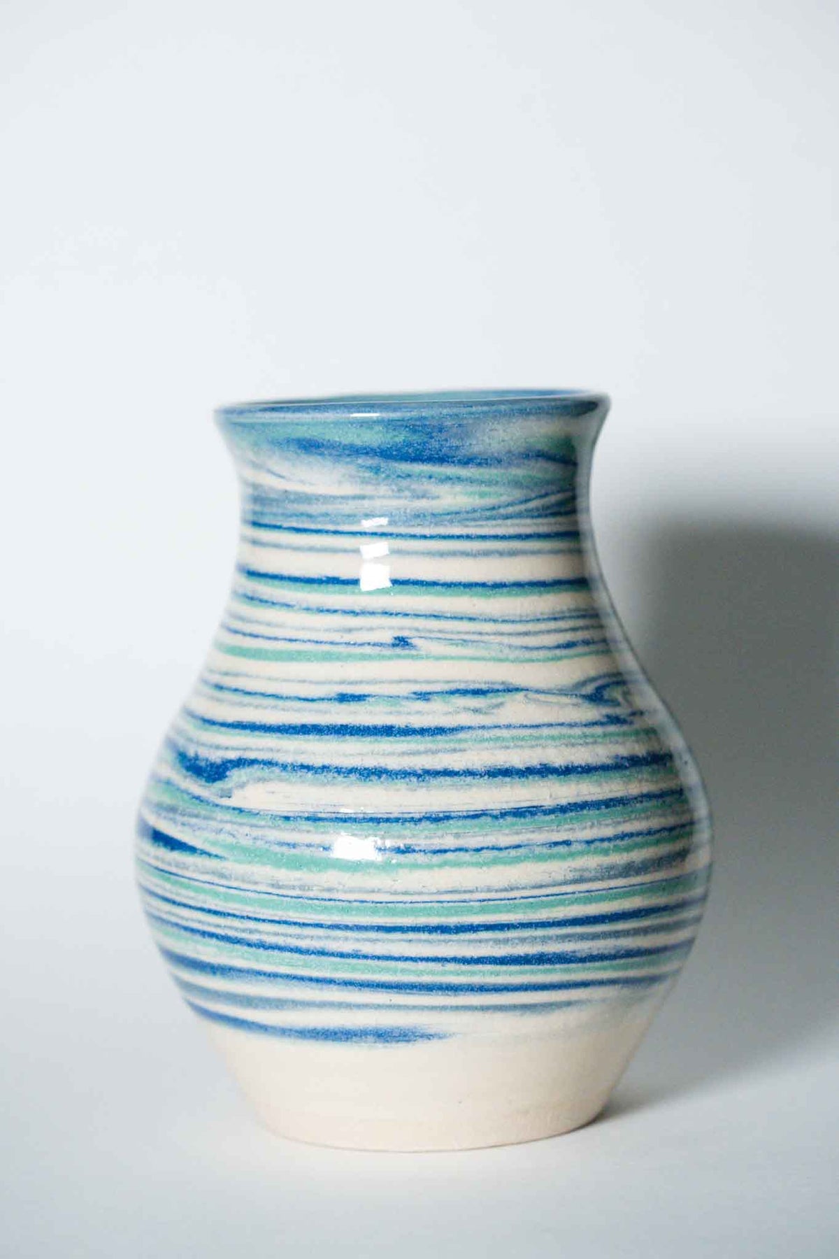 Multicolored Marble Vase