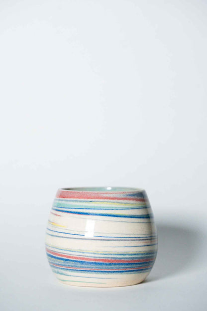 Multicolored Marble Wine Cup