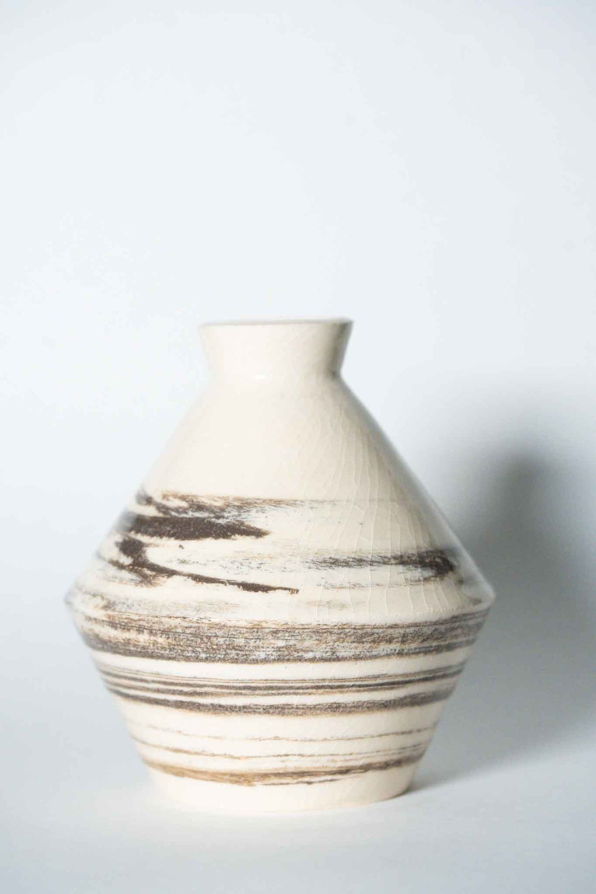 Marble Angular Vase
