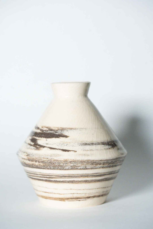 Marble Angular Vase