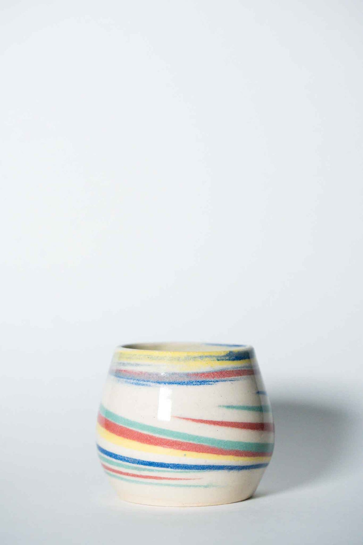 Multicolored Marble Wine Cup