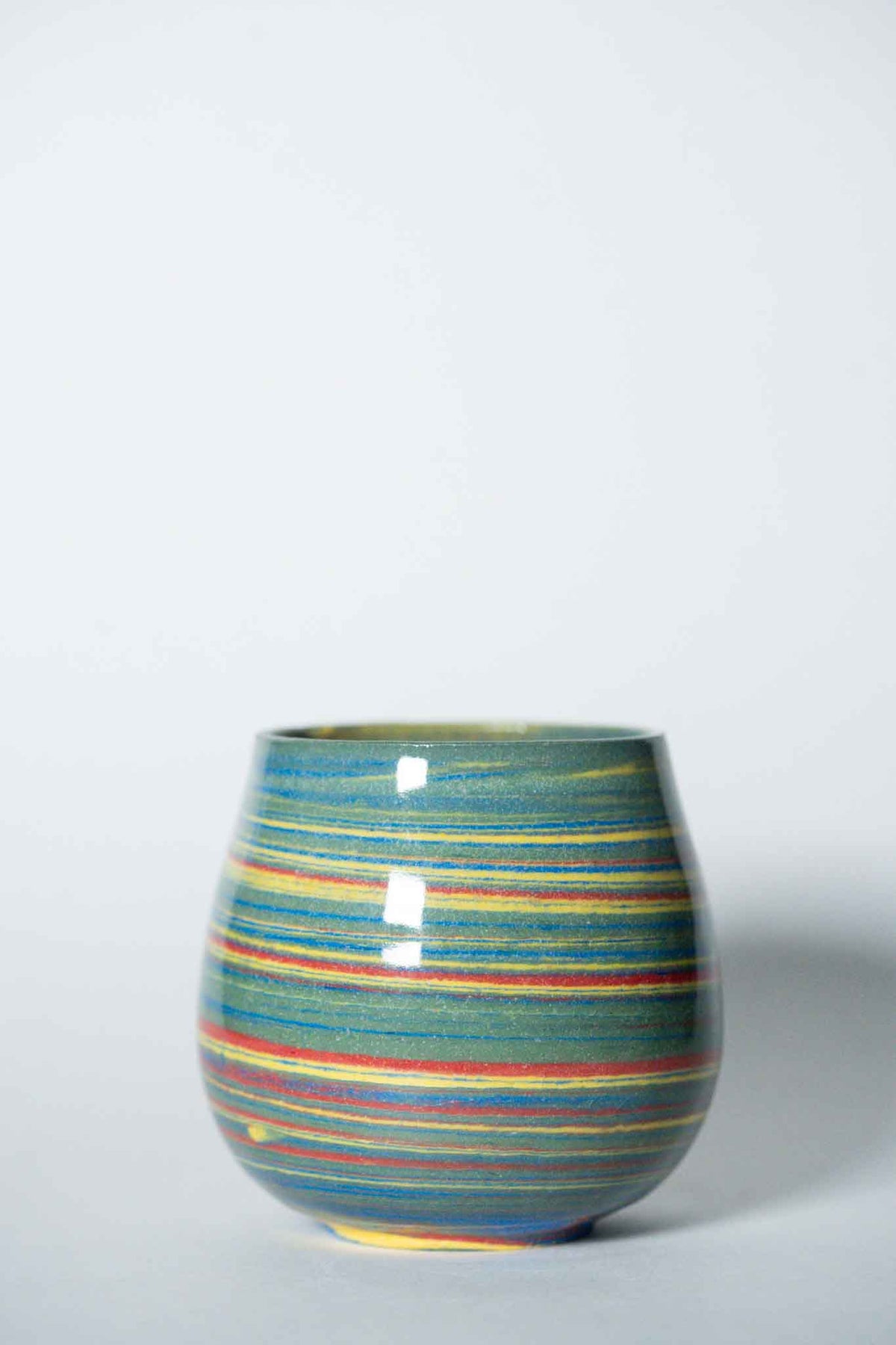 Multicolored Marble Wine Cup