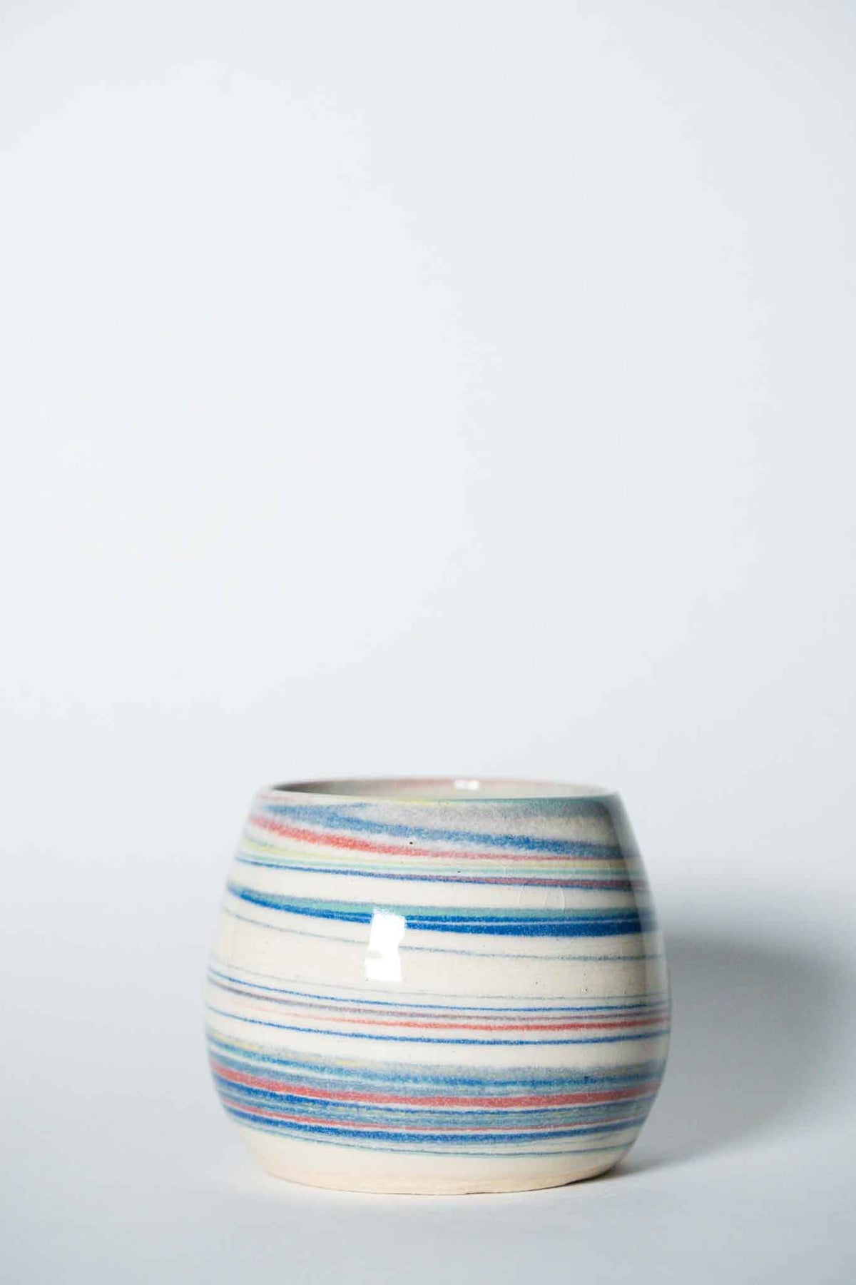 Multicolored Marble Wine Cup