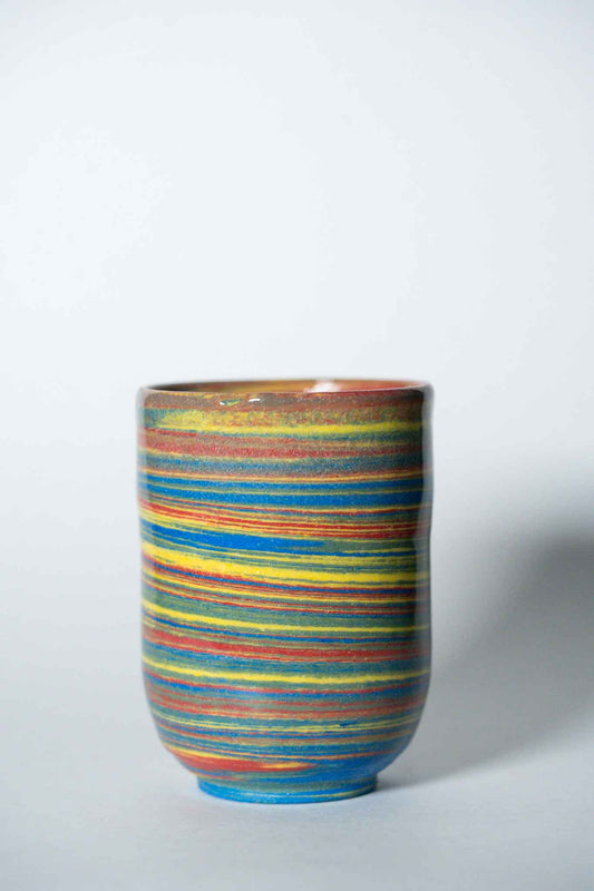 Multicolored Marble Cup
