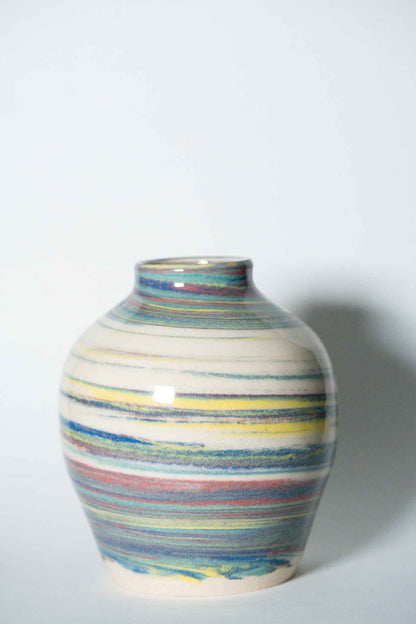 Multicolored Marble Vase