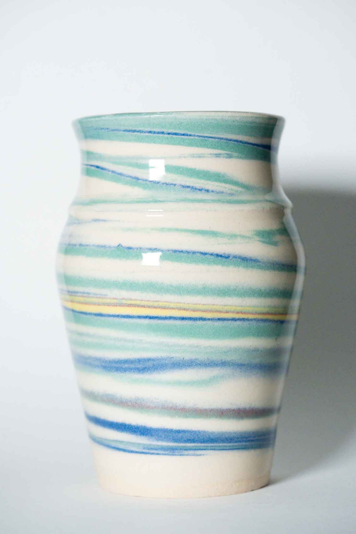 Multicolored Marble Vase
