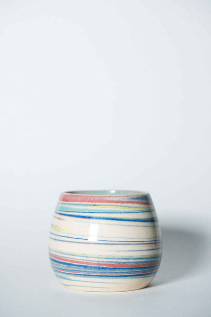 Multicolored Marble Wine Cup