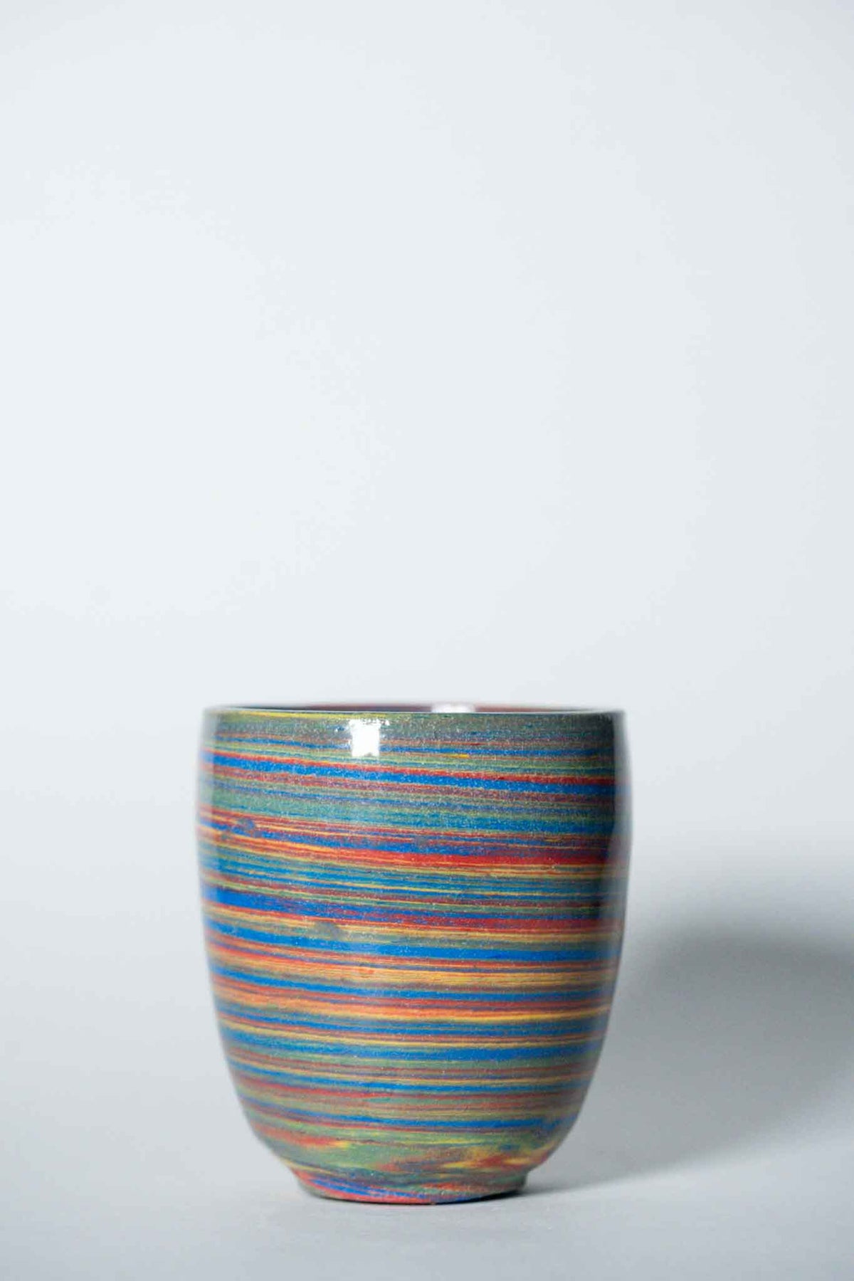Multicolored Marble Cup