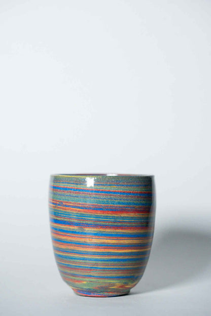 Multicolored Marble Cup