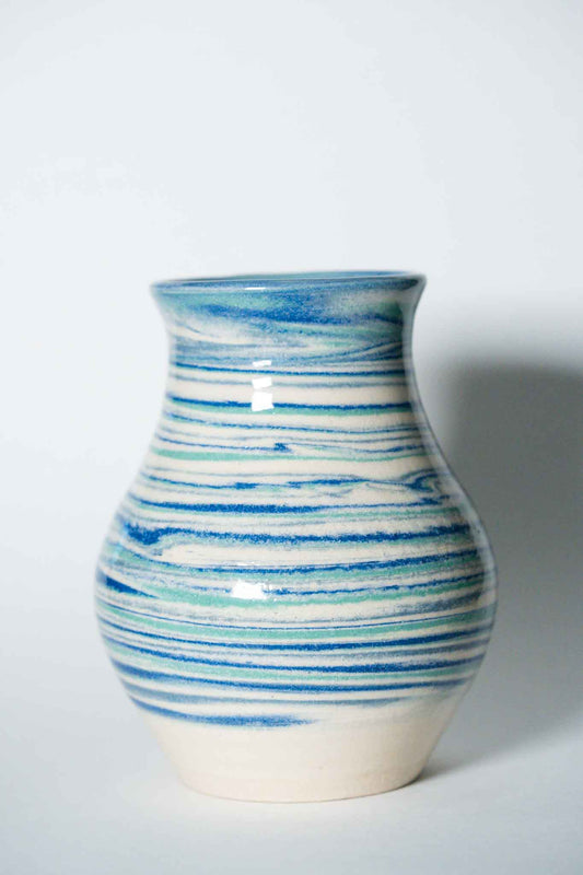 Multicolored Marble Vase