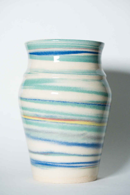 Multicolored Marble Vase