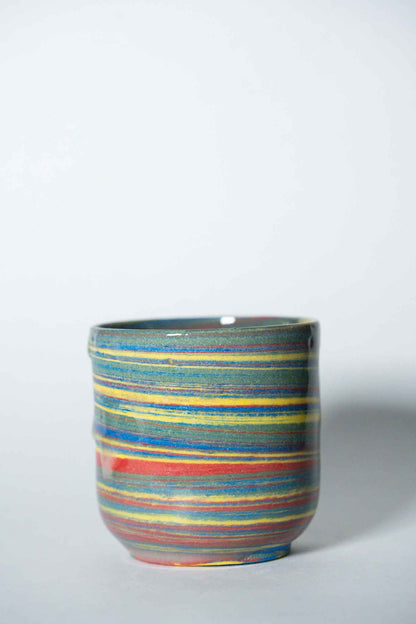 Multicolored Marble Cup