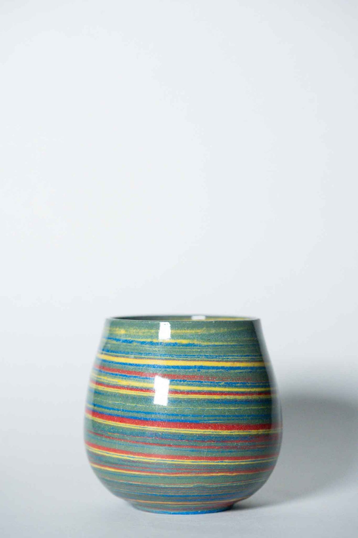 Multicolored Marble Wine Cup